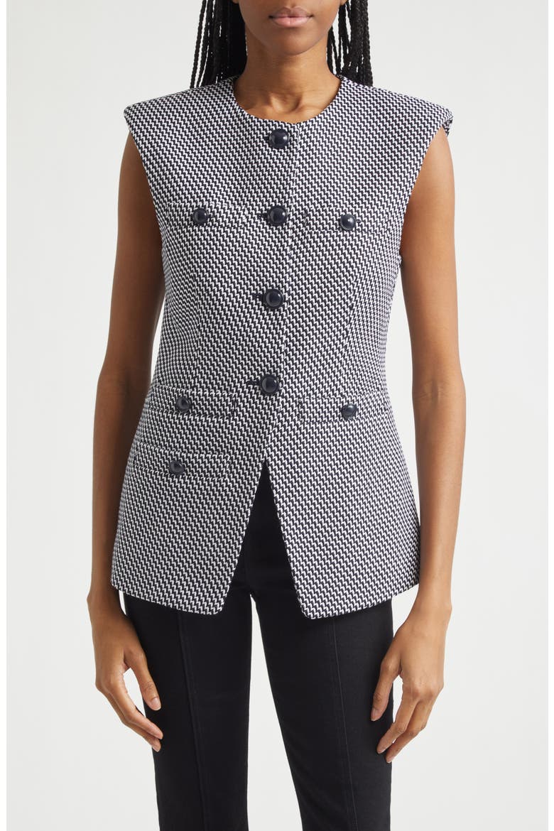 Tamara Vest, Main, color, NAVY/ DOVE WHITE