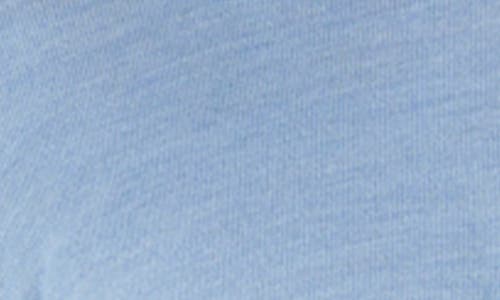 Studio Garnet Los Angeles Lightweight Merino Wool Quarter Zip Sweater In Blue