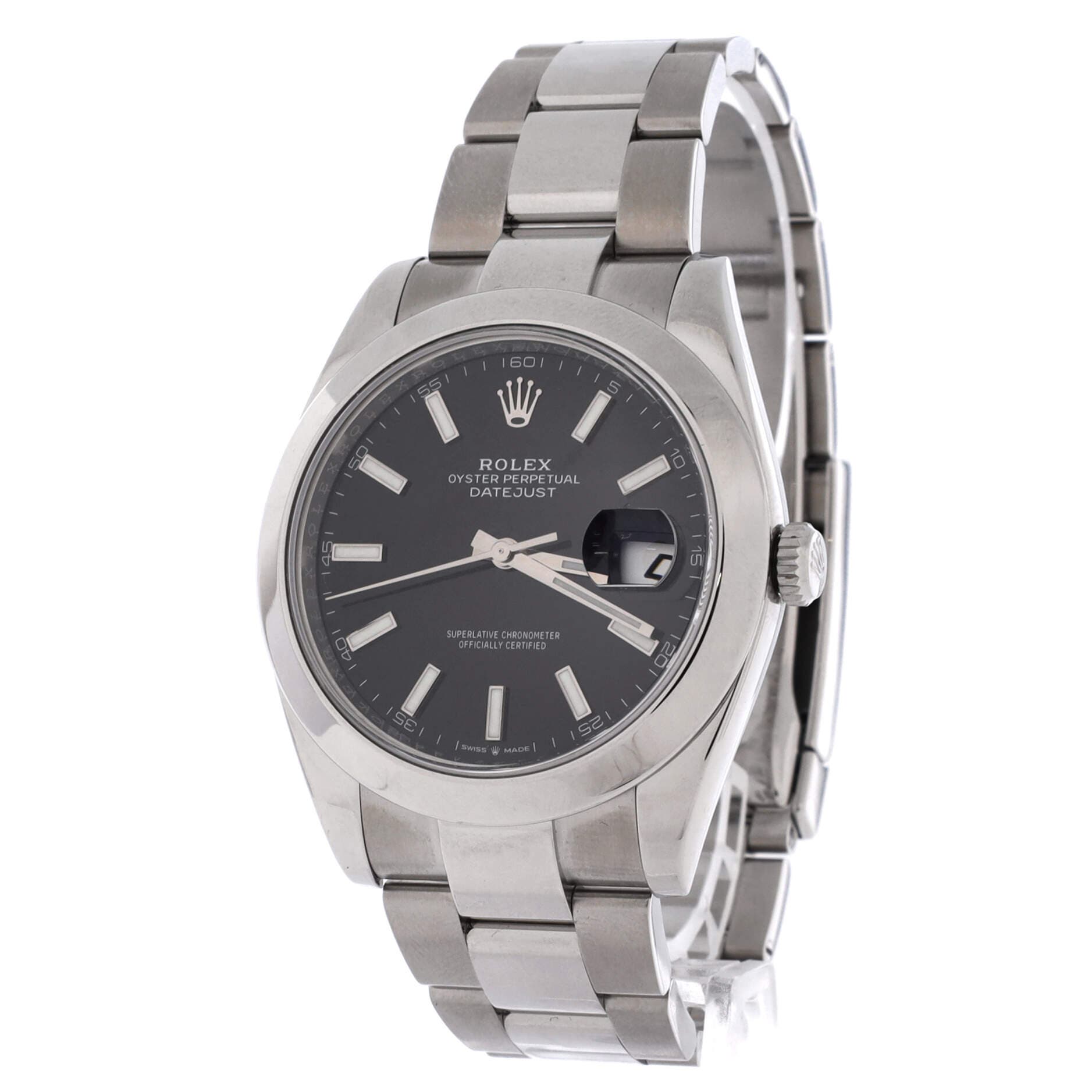Oyster Perpetual Datejust Automatic Watch Stainless Steel 41, Alternate, color, Metallic Silver