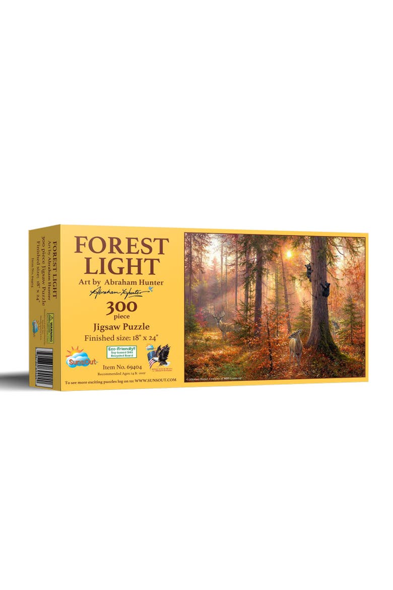 Forest Light 300 piece Jigsaw Puzzle for Adults, Main, color, Multicolor
