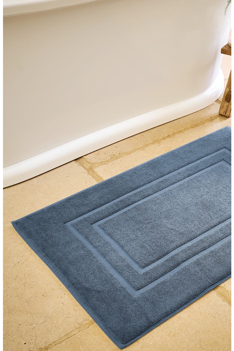 Brixton Textured Soft Cotton Bath Mat, Alternate, color, Slate