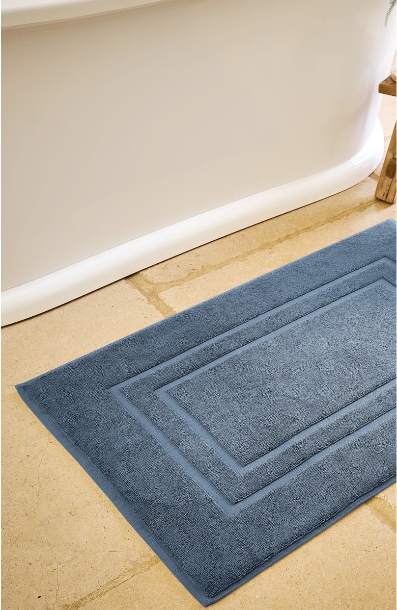 CHRISTY Brixton Textured Soft Cotton Bath Mat, Alternate, color, Slate
