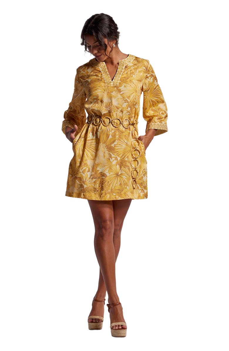 Tori Richard Bird Watch Rina Dress, Alternate, color, 