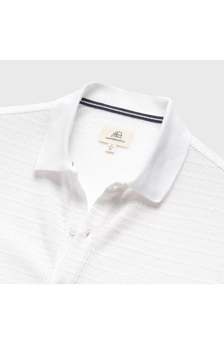 Surfside Supply Co. Bryson Knit Sweater Shirt, Alternate, color, Brilliant White