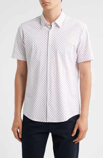 BOSS Roan Ken Floral Short Sleeve Button-Up Shirt