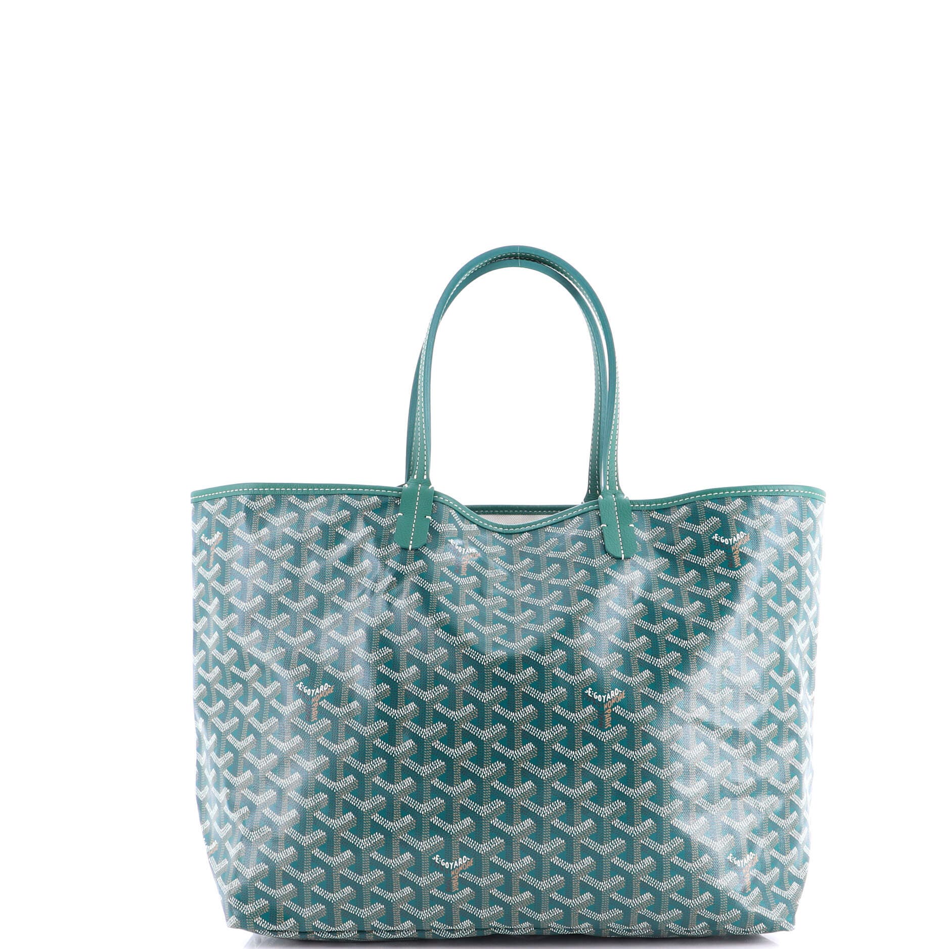 Pre-Owned Goyard Saint Louis Tote Coated Canvas PM, Alternate, color, Green