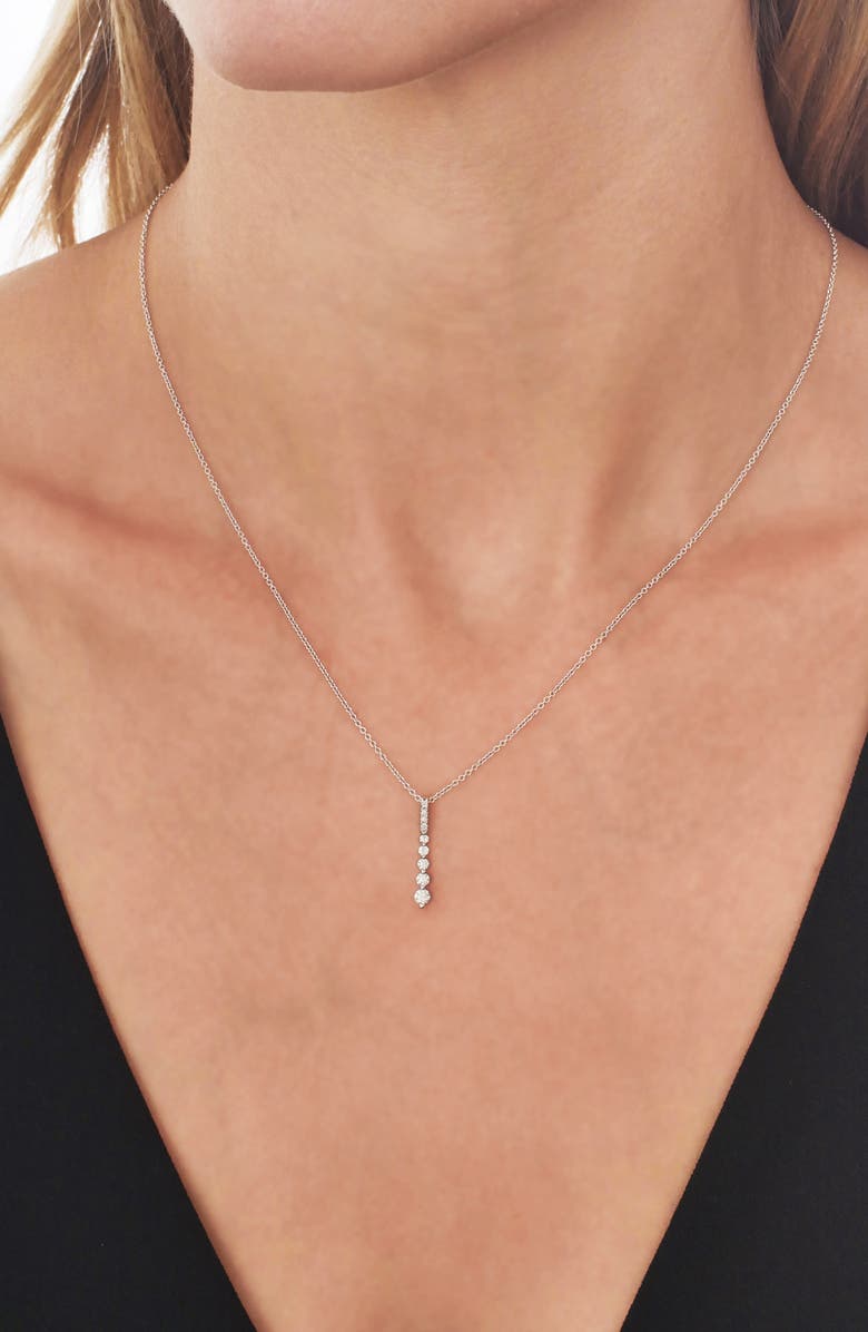 Bony Levy Liora Linear Diamond Pendant Necklace, Alternate, color, 