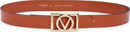 VALENTINO BY MARIO VALENTINO Dolly Logo Buckle Leather Belt