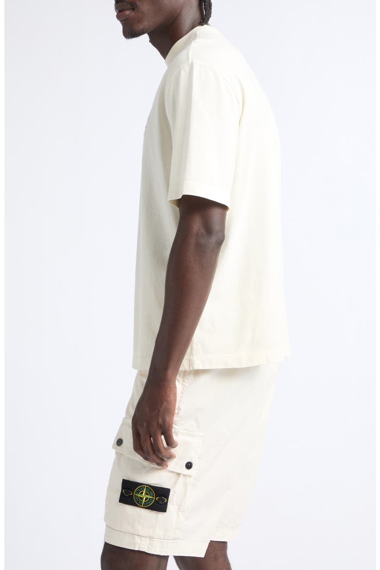 Logo Patch Cotton T-Shirt, Alternate, color, IVORY
