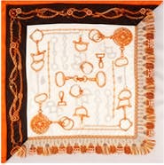 SILKSILKY Pure Silk Diversity Pattern Square Scarf