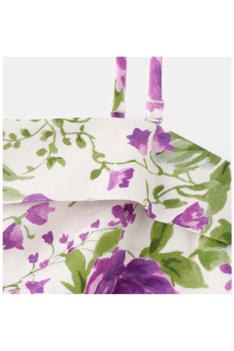Starring Hailey Bieber Rufy Top, Alternate, color, OFF WHITE/PURPLE