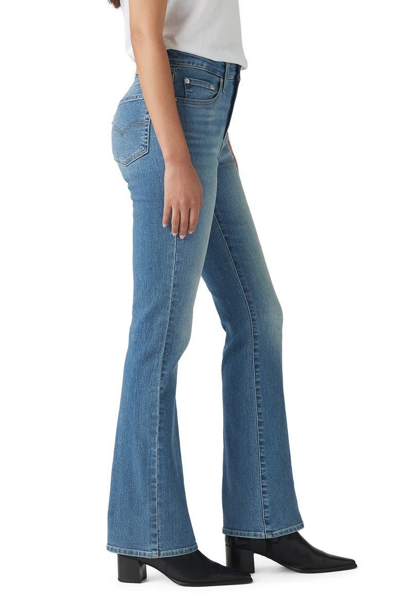 Levi's<sup>®</sup> 725<sup>™</sup> High Waist Bootcut Jeans, Alternate, color, Eternal Indigo Mid