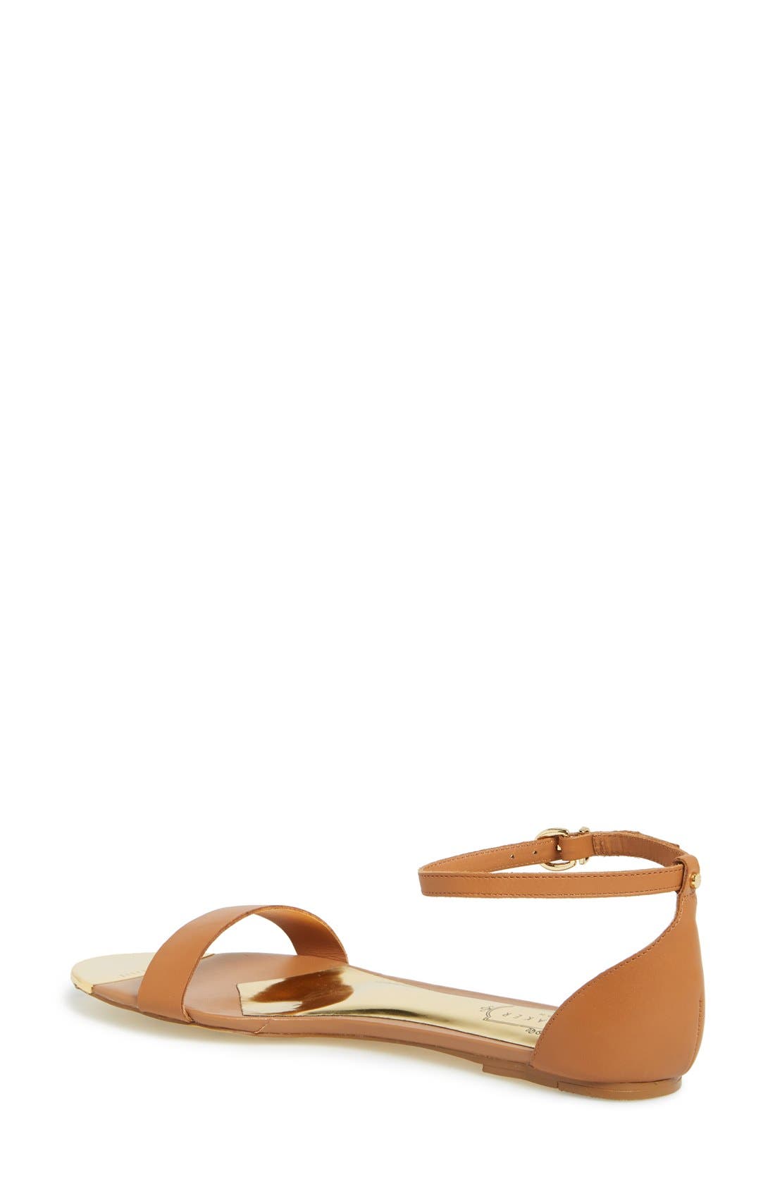 'Bellena 3' Leather Ankle Strap Sandal, Alternate, color, TAN