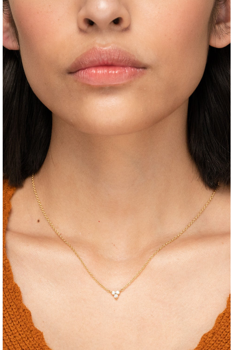 Lotus Necklace, Alternate, color, 18K Gold Vermeil