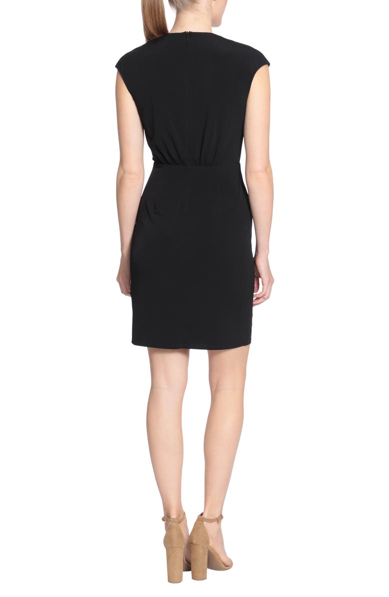 London Times Cap Sleeve Dress, Alternate, color, 