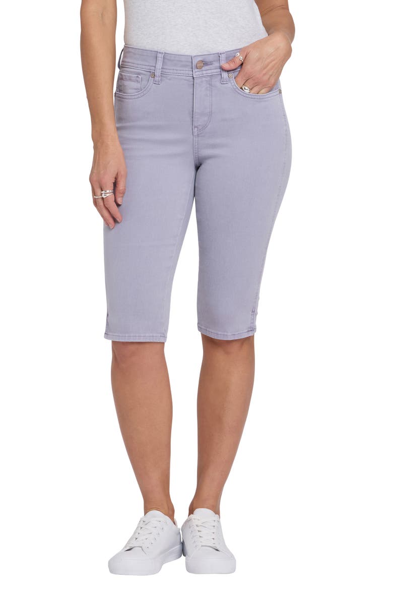 Sophie Side Slit Bike Capri Jeans, Main, color, VINTAGE LAVENDER