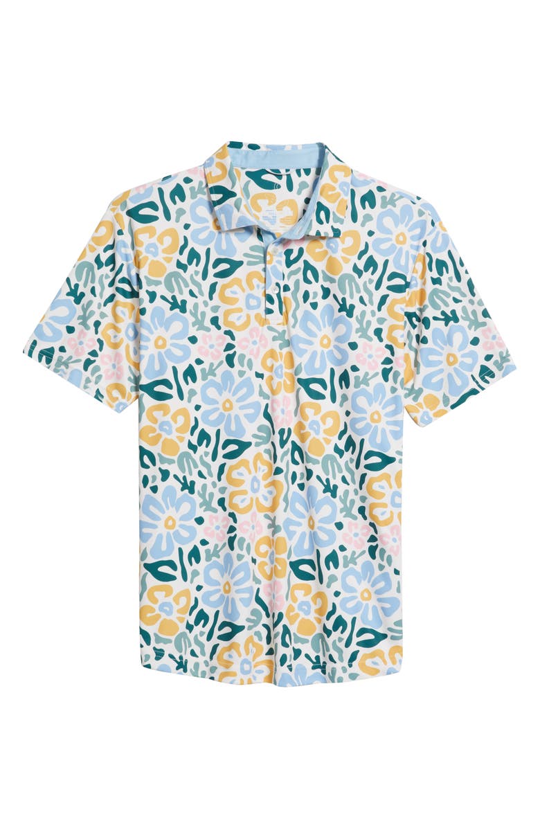 Swannies Larue Floral Print Golf Polo, Alternate, color, 