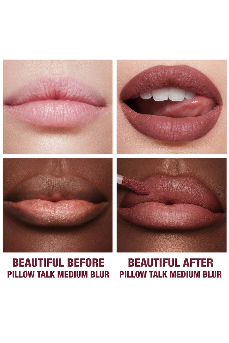 Airbrush Flawless Matte Liquid Lipstick, Alternate, color, PILLOW TALK MEDIUM BLUR