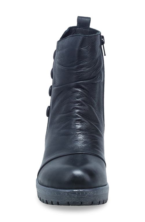 Miz Mooz Dallis Block Heel Bootie In Black