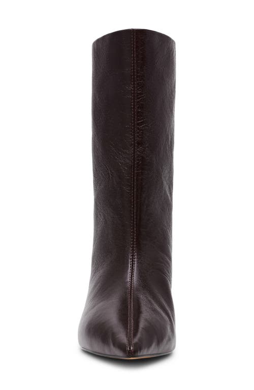 Steve Madden Lytton Pointed Toe Boot In Burgundy