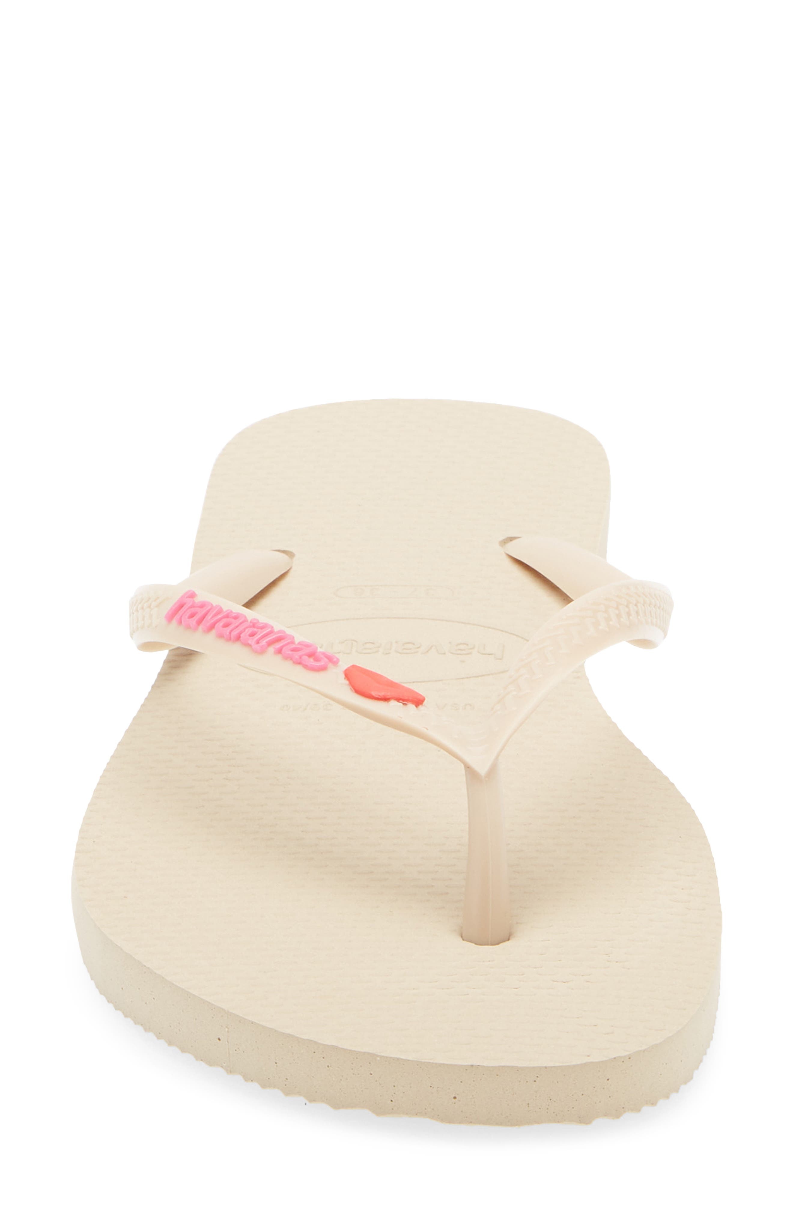 Havaianas Slim Kiss Flip Flop, Alternate, color, Sand Grey