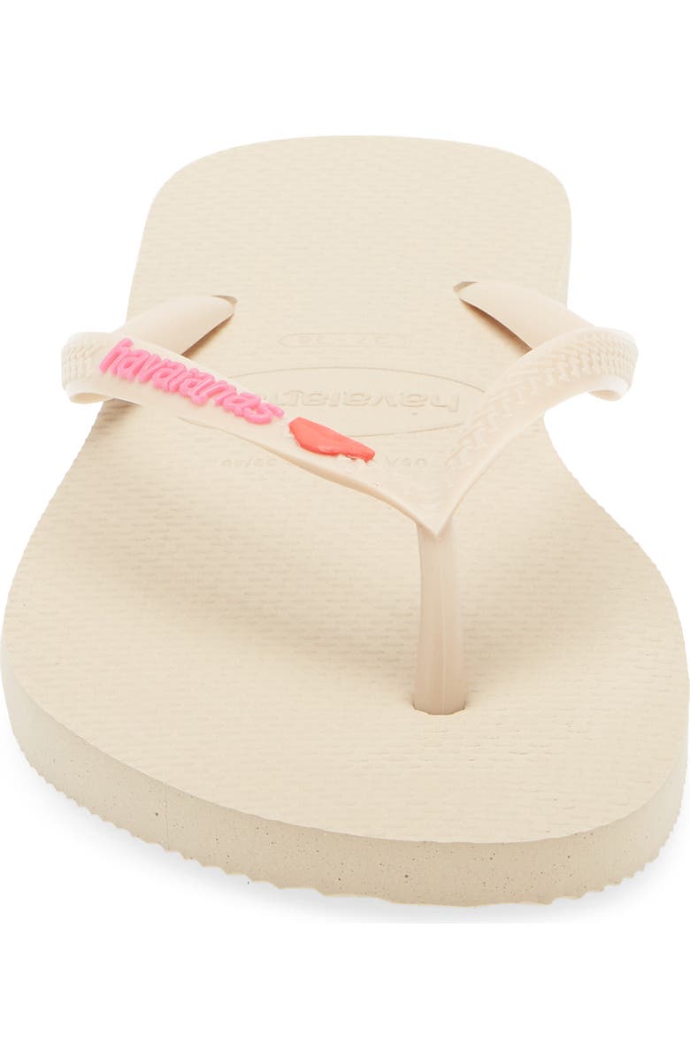 Havaianas Slim Kiss Flip Flop, Alternate, color, Sand Grey