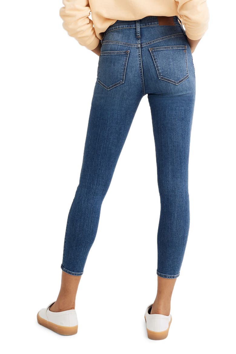 Curvy High Waist Crop Skinny Jeans, Alternate, color, DALSTROM