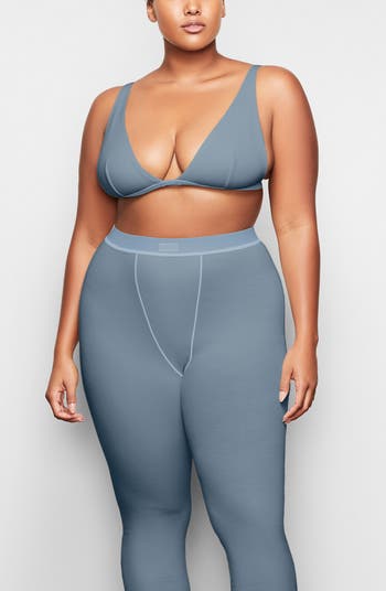 Stretch Cotton Rib Leggings