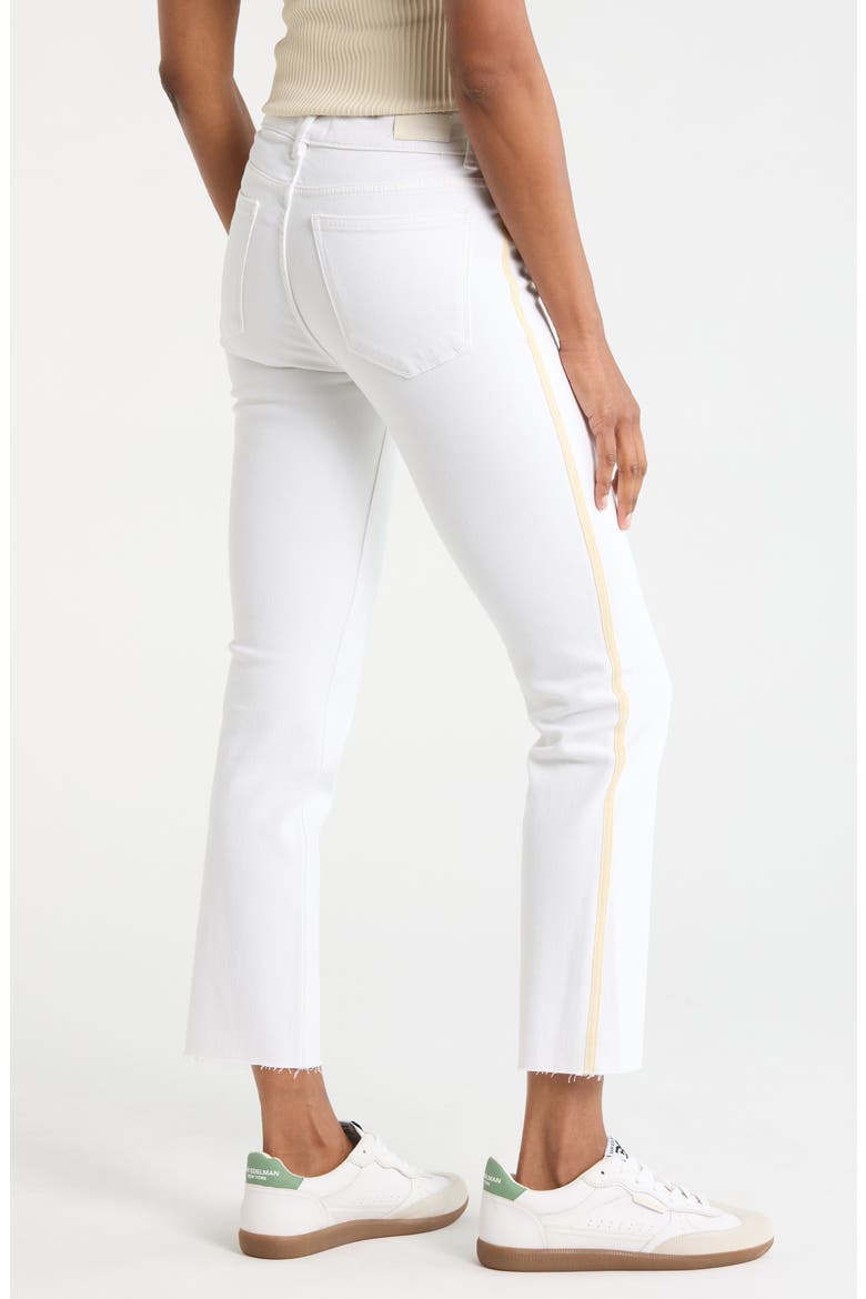 Mara Ankle Straight Leg Jeans, Alternate, color, WHITE STRIPE