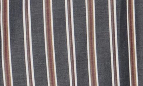 Rag & Bone Max Oversize Stripe Button-up Shirt In Gray