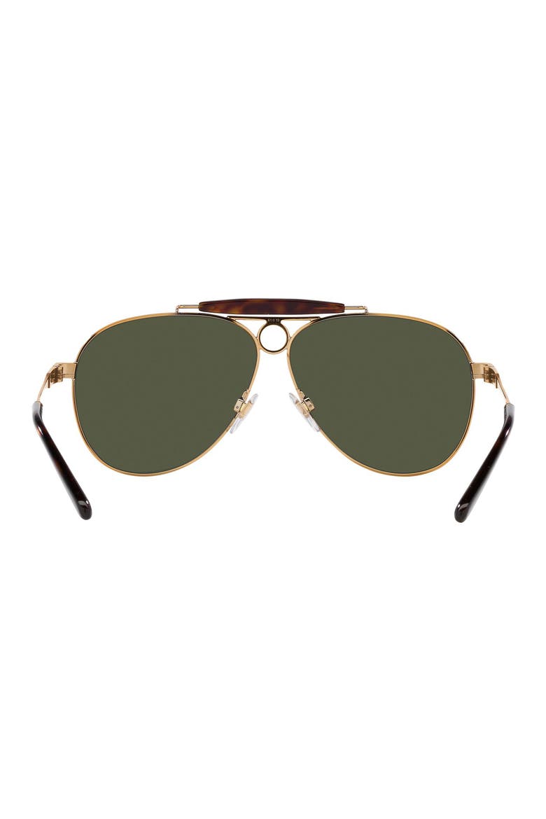 61mm Aviator Sunglasses, Alternate, color, ANTIQ COP