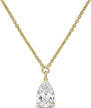 Julianna B. Lab Grown Diamond Pear Solitaire Necklace 14K