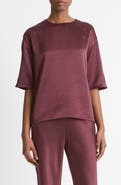 Vince Fluid Satin Top
