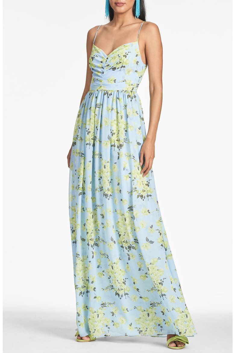 formal cut out dresses La Femme 31294 Unreleased „Nightmare before Christmas“ COLOUR_Misty Green Color:#39 the round neck design