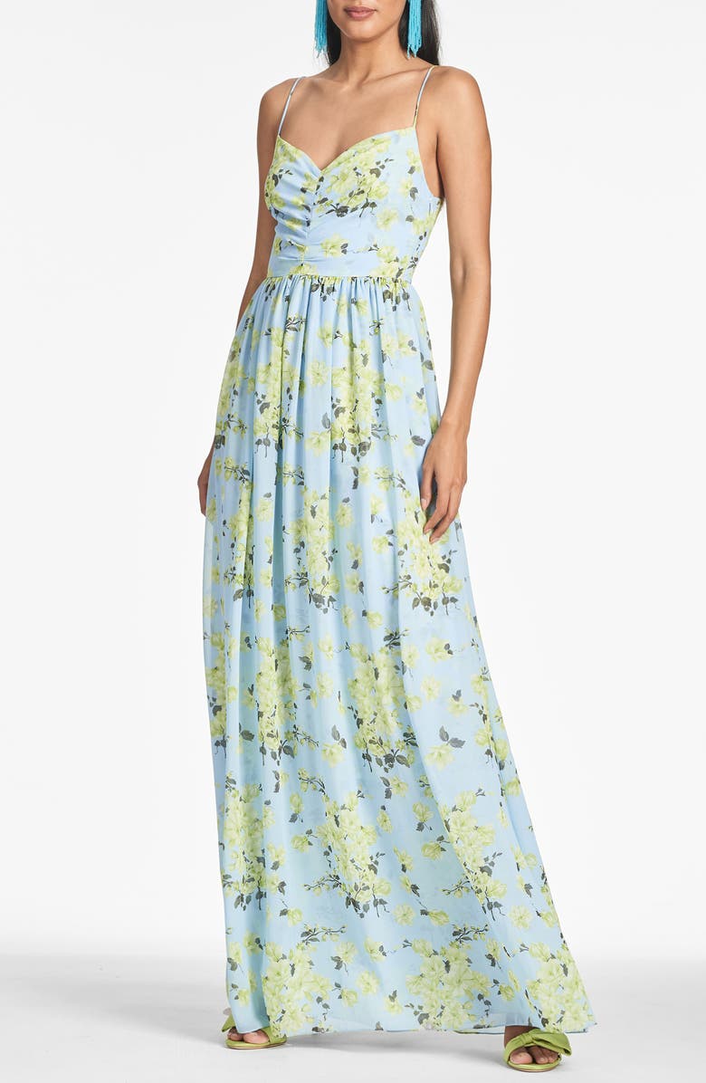 Sachin & Babi Sienna Floral Gown, Main, color,