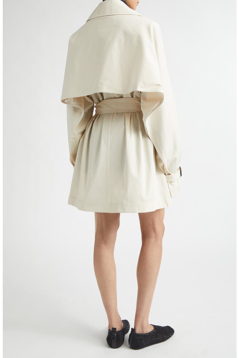 Washed Cotton Trench Coat, Alternate, color, STONE