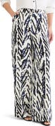 NIC+ZOE Crosshatch Linen Blend Pants