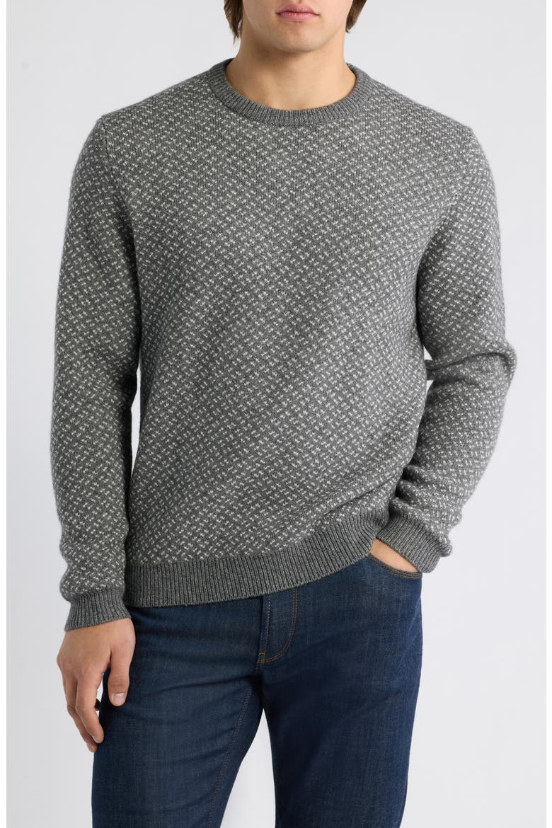 Crescent Nordic Crewneck Sweater, Main, color, OSLO GREY