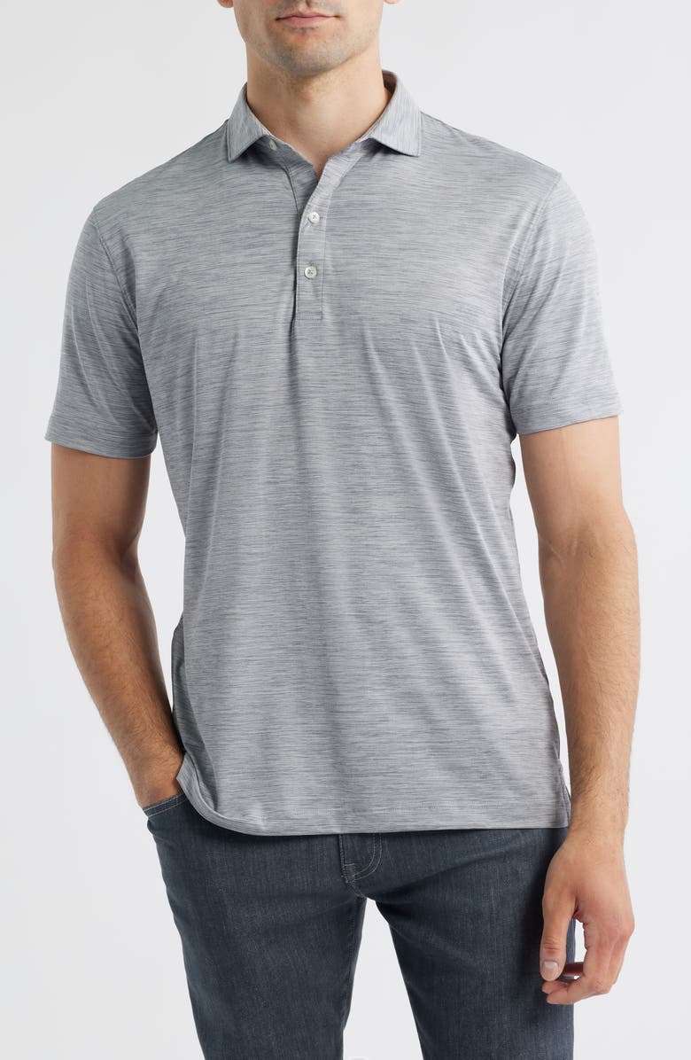 johnnie-O Huron PREP-FORMANCE Polo, Main, color, Thunder