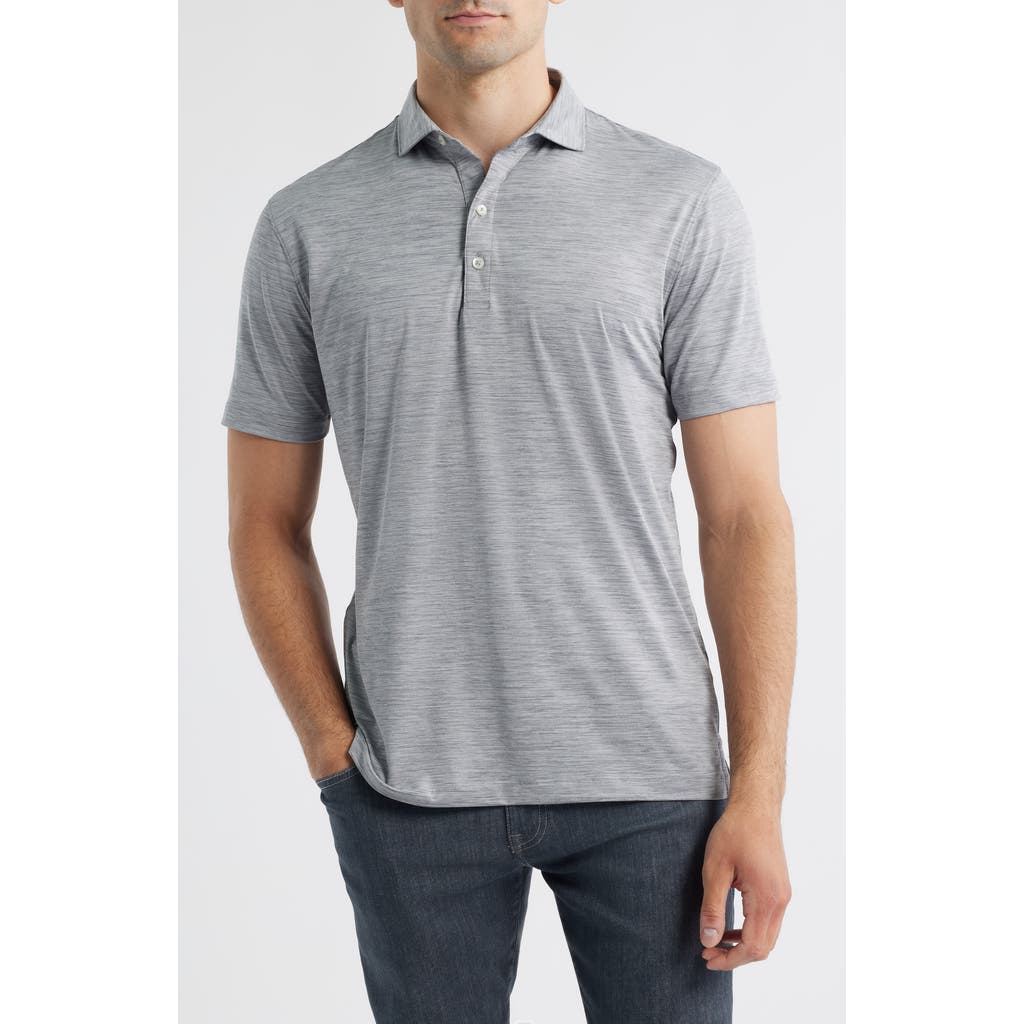 Johnnie-o Huron Prep-formance Polo In Gray