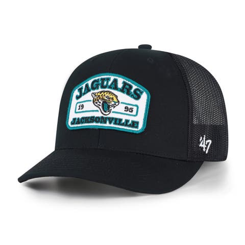 Men's '47 Black Jacksonville Jaguars Roadway Adjustable Trucker Hat
