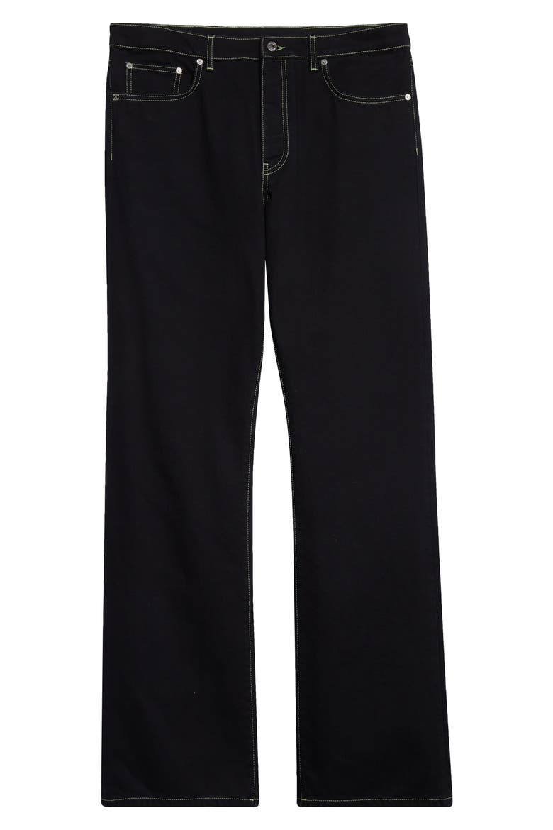 Eagle Relaxed Raw Jeans, Alternate, color, BLACK - LIGH