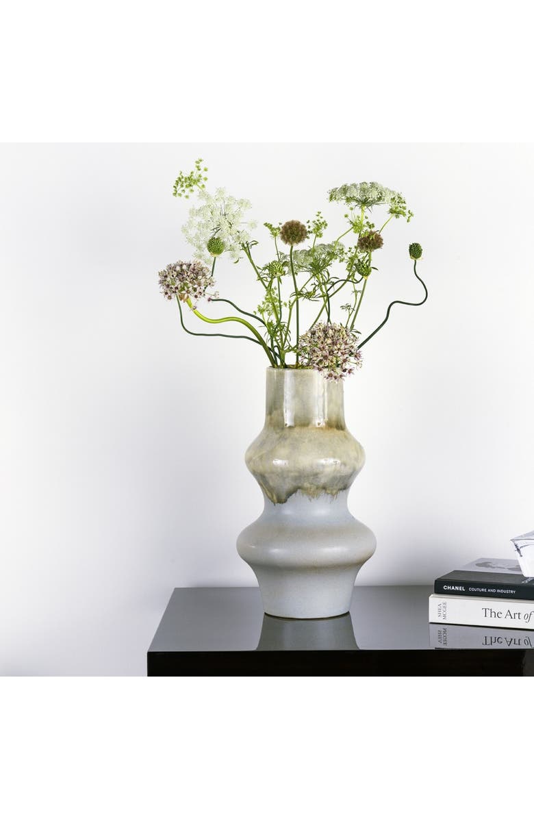 DinaDecor Dunes Blue Vase, Alternate, color, Neutral