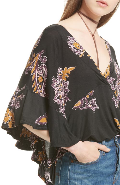 Free People Mauie Wowie Palm Print Top In Multi