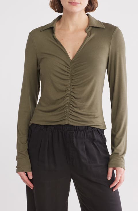 One Night Out Ruched Top