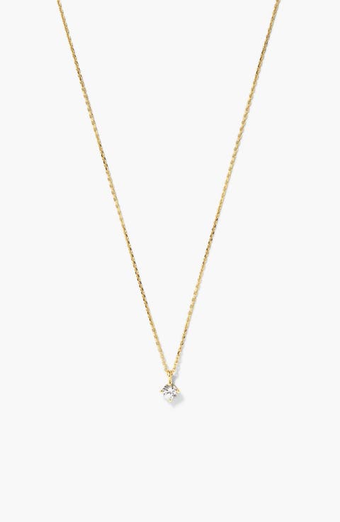 Round Sapphire Necklace