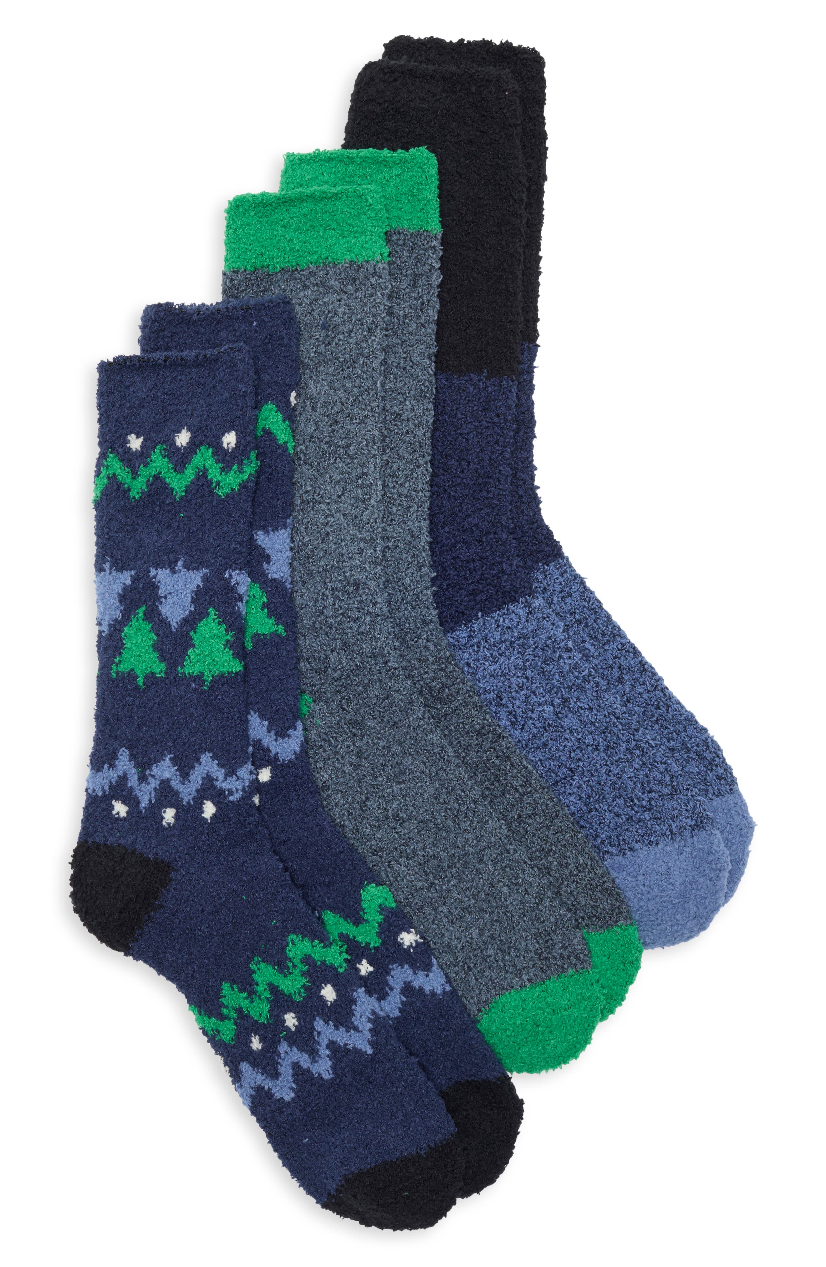 Assorted 3-Pack Butter Fuzzy Socks