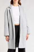 Vuori Soho Oversize Open Front Melton Overcoat