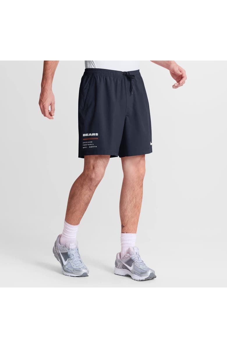 Nike Men's Nike Navy Chicago Bears Form Dri-FIT Shorts, Main, color, Navy