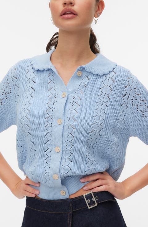 Daria Pointelle Cardigan